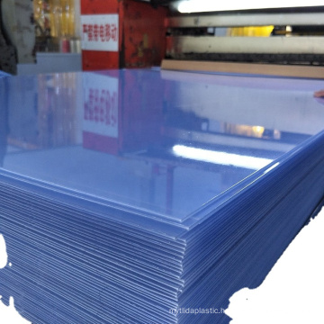 Ocan OEM factory Thickness Hard Plastic pvc sheet for plastic business cards